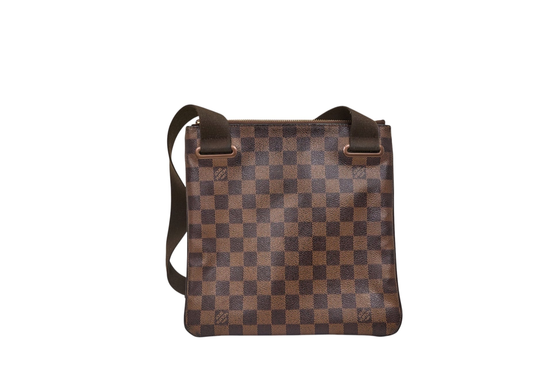 Louis Vuitton Brooklyn Pochette Plate Damier Ebene