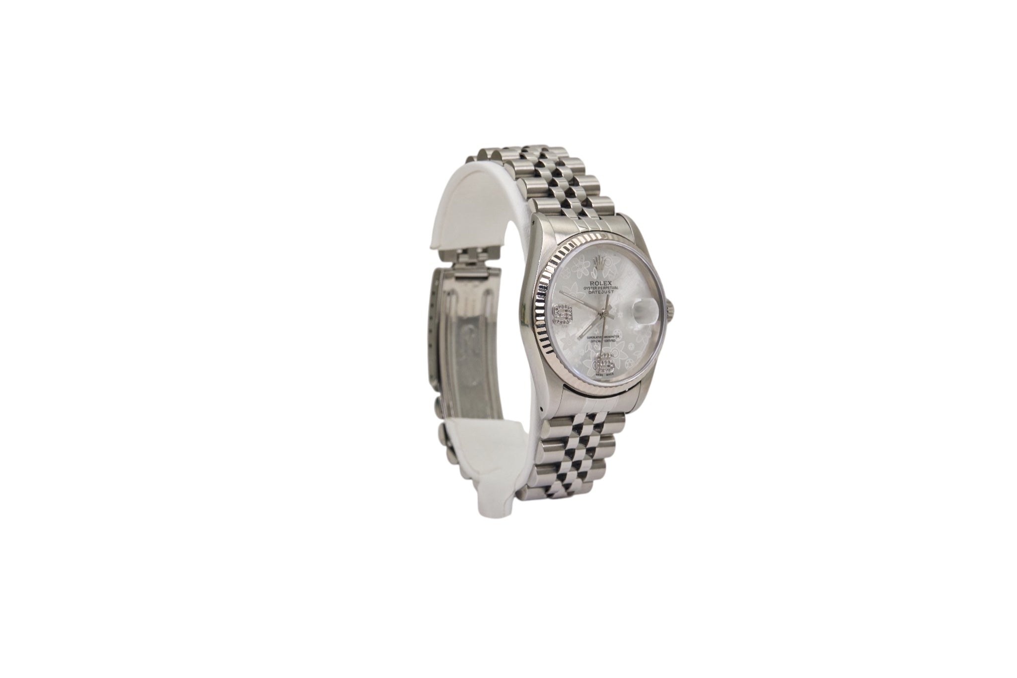 36mm Rolex Datejust Sainless Floral Dial (1988)