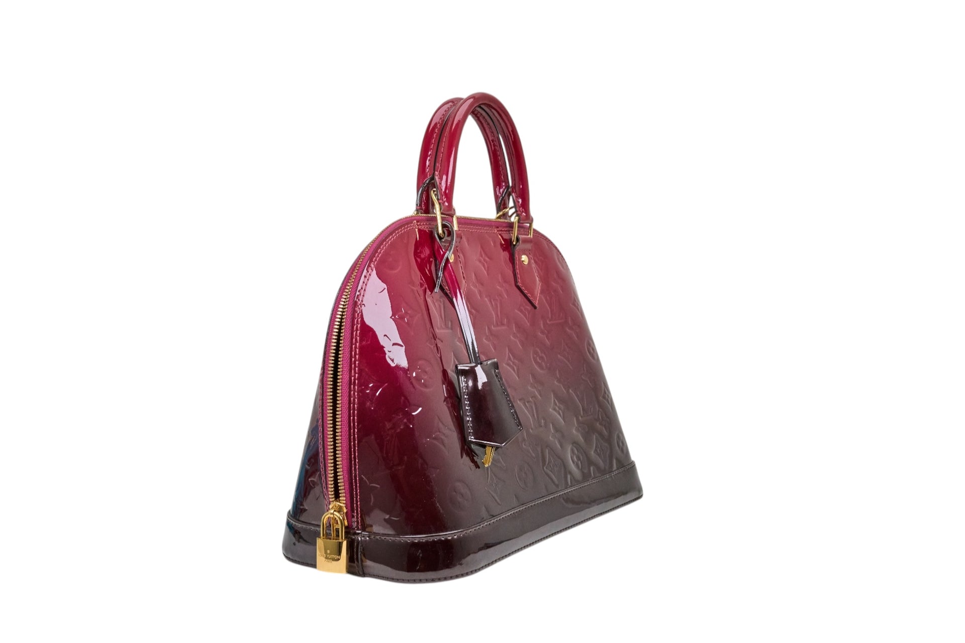 Louis Vuitton Alma PM Monogram Vernis Magenta Degrade