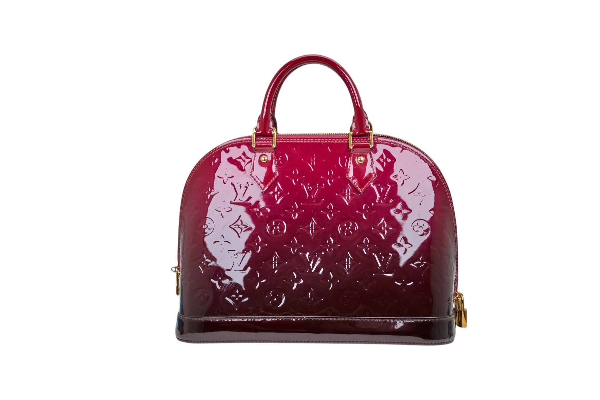 Louis Vuitton Alma PM Monogram Vernis Magenta Degrade