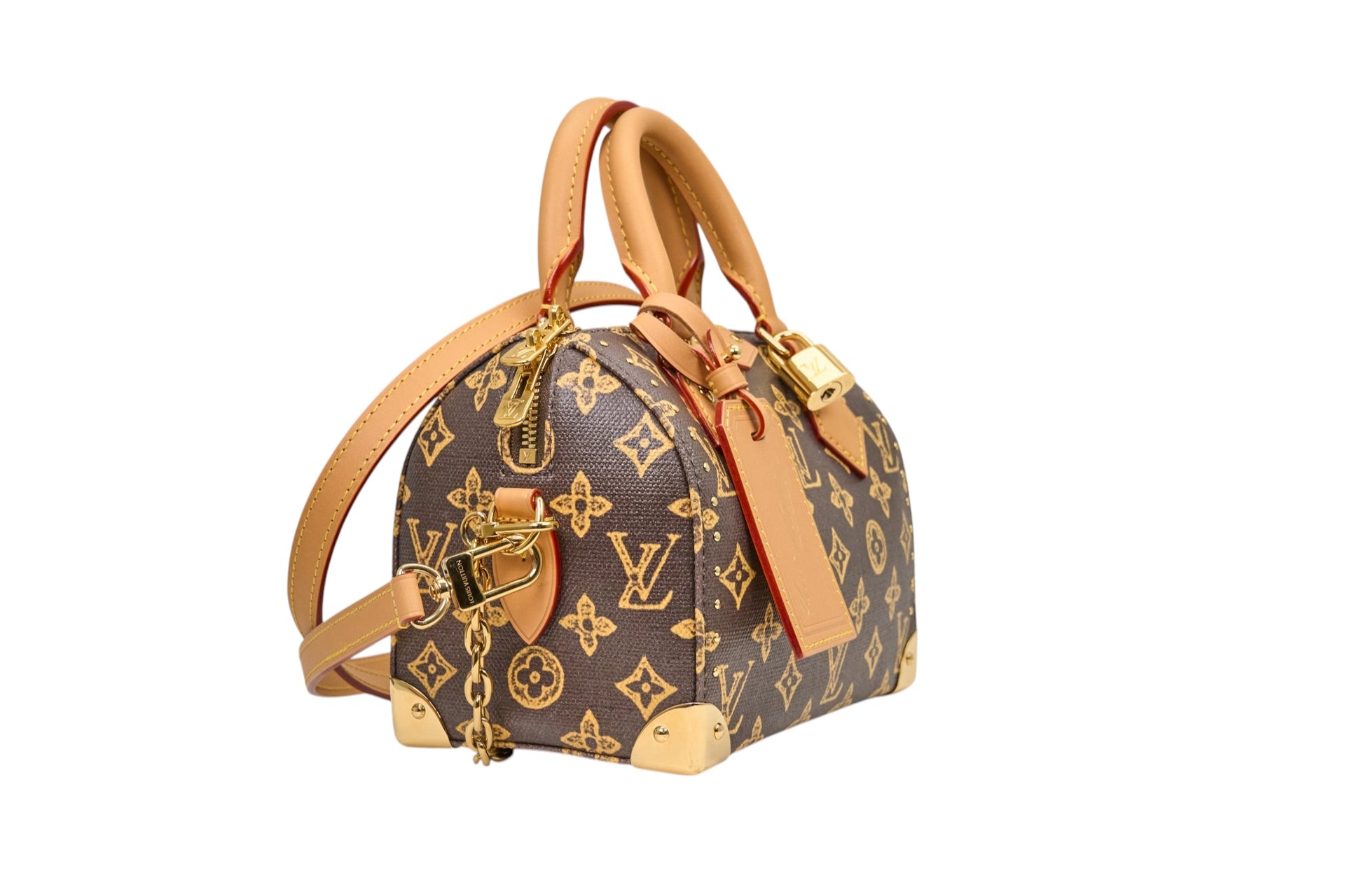 Louis Vuitton Speedy Trunk 20 Monogram Origine Ebene