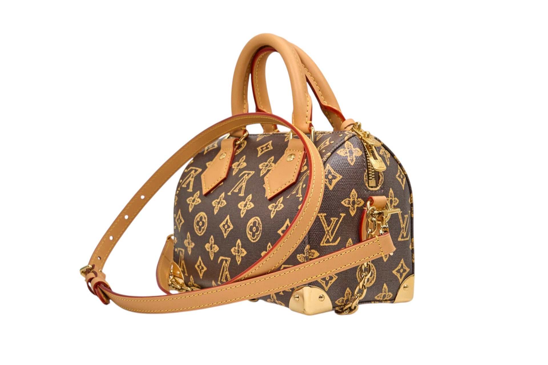 Louis Vuitton Speedy Trunk 20 Monogram Origine Ebene