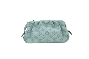 Louis Vuitton Scala Mini Pouch Monogram Mahina Vert Lagon