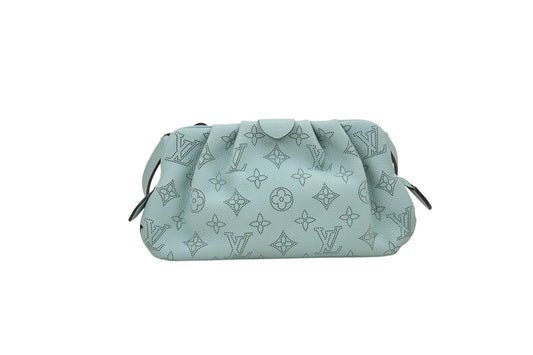Louis Vuitton Scala Mini Pouch Monogram Mahina Vert Lagon