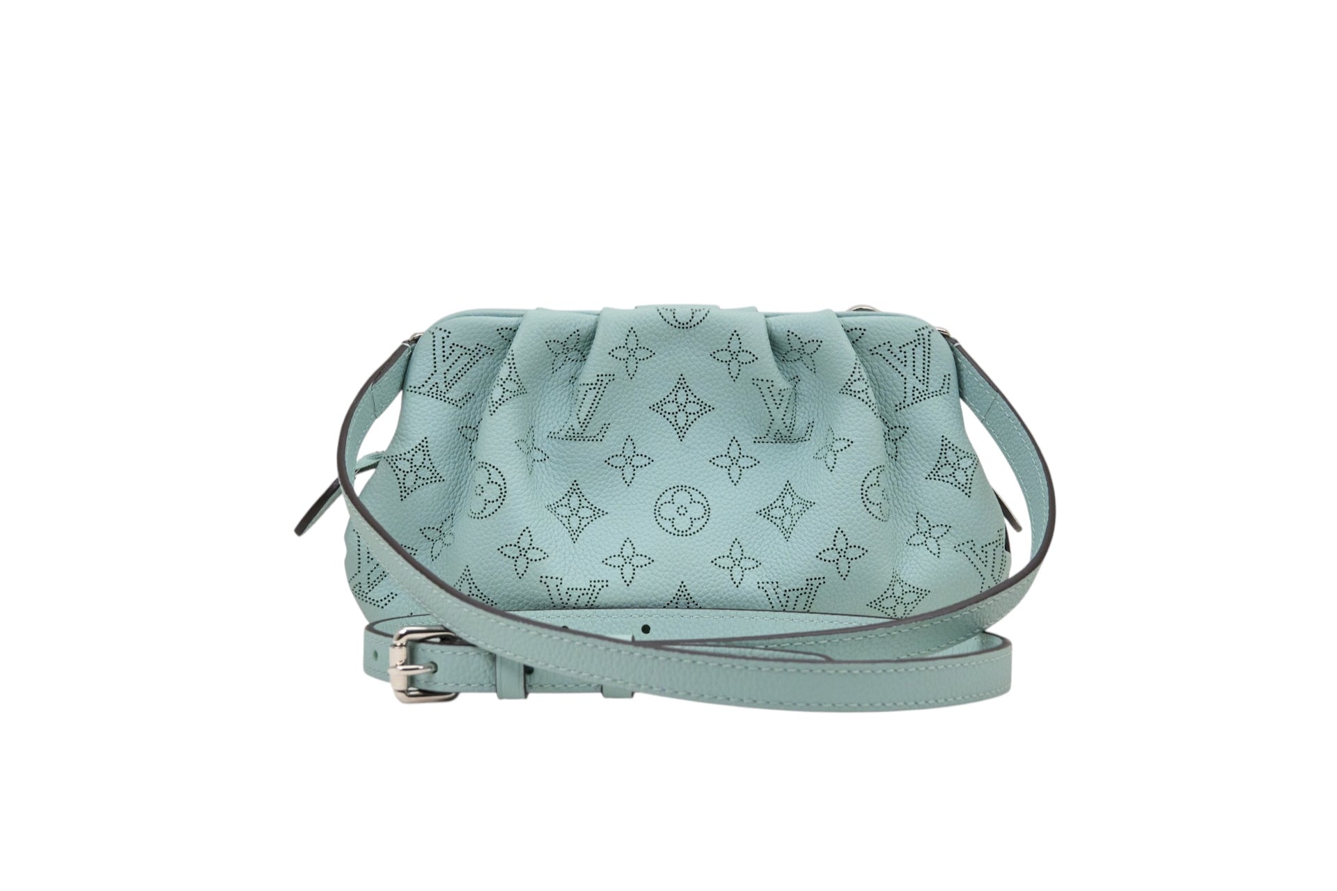Louis Vuitton Scala Mini Pouch Monogram Mahina Vert Lagon