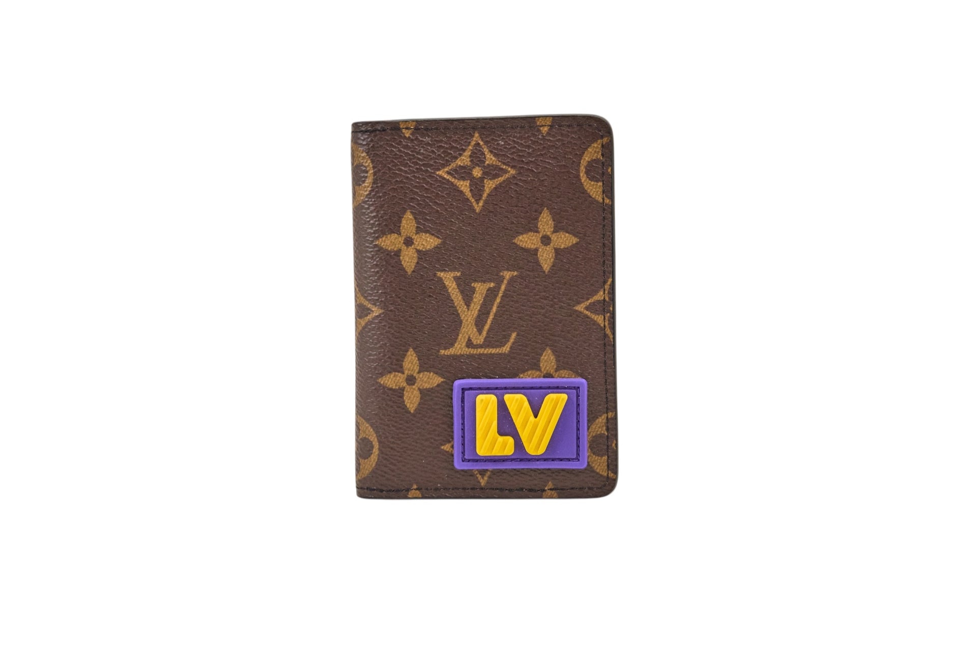 Louis Vuitton Pocket Organizer Monogram LV Rubber