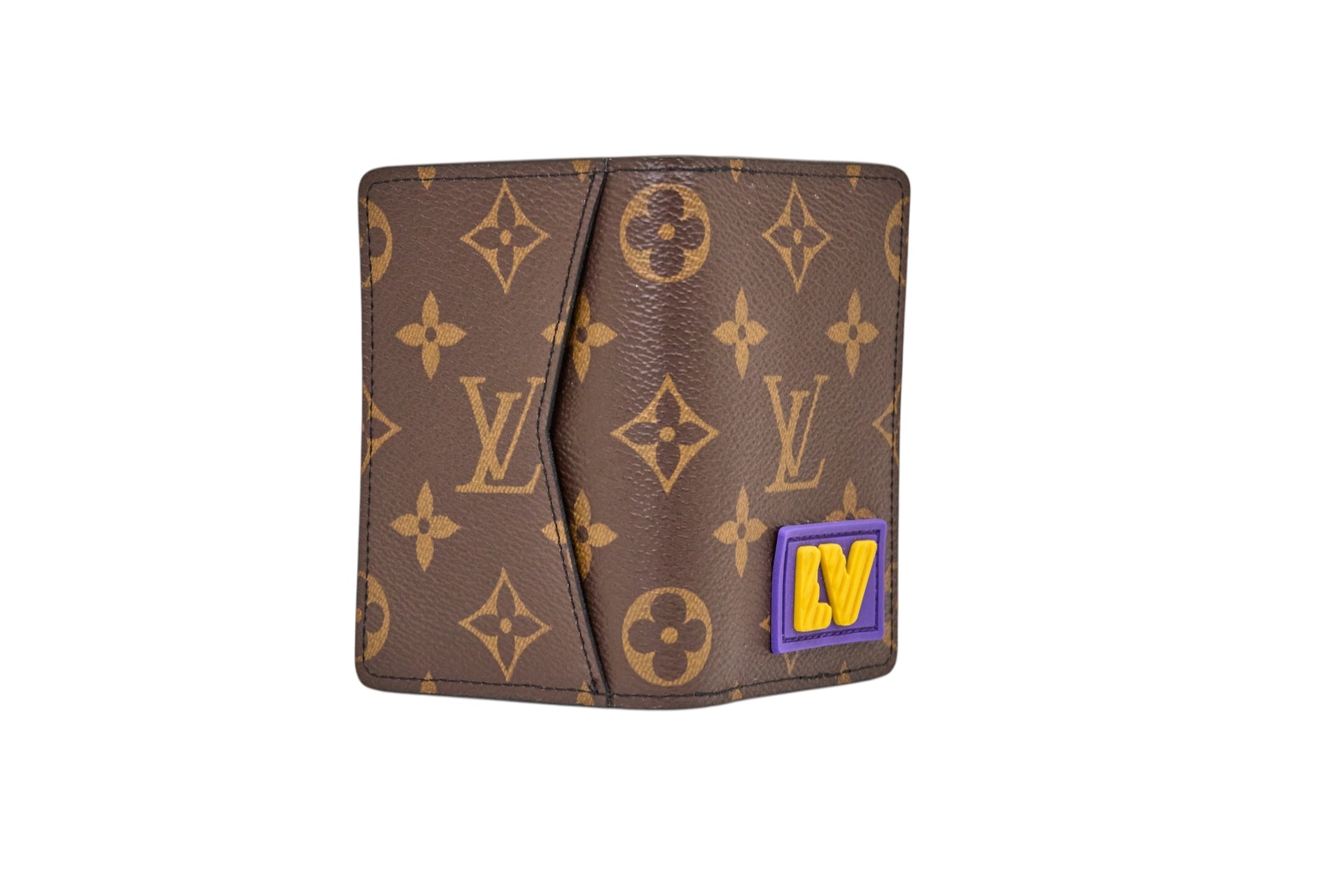 Louis Vuitton Pocket Organizer Monogram LV Rubber