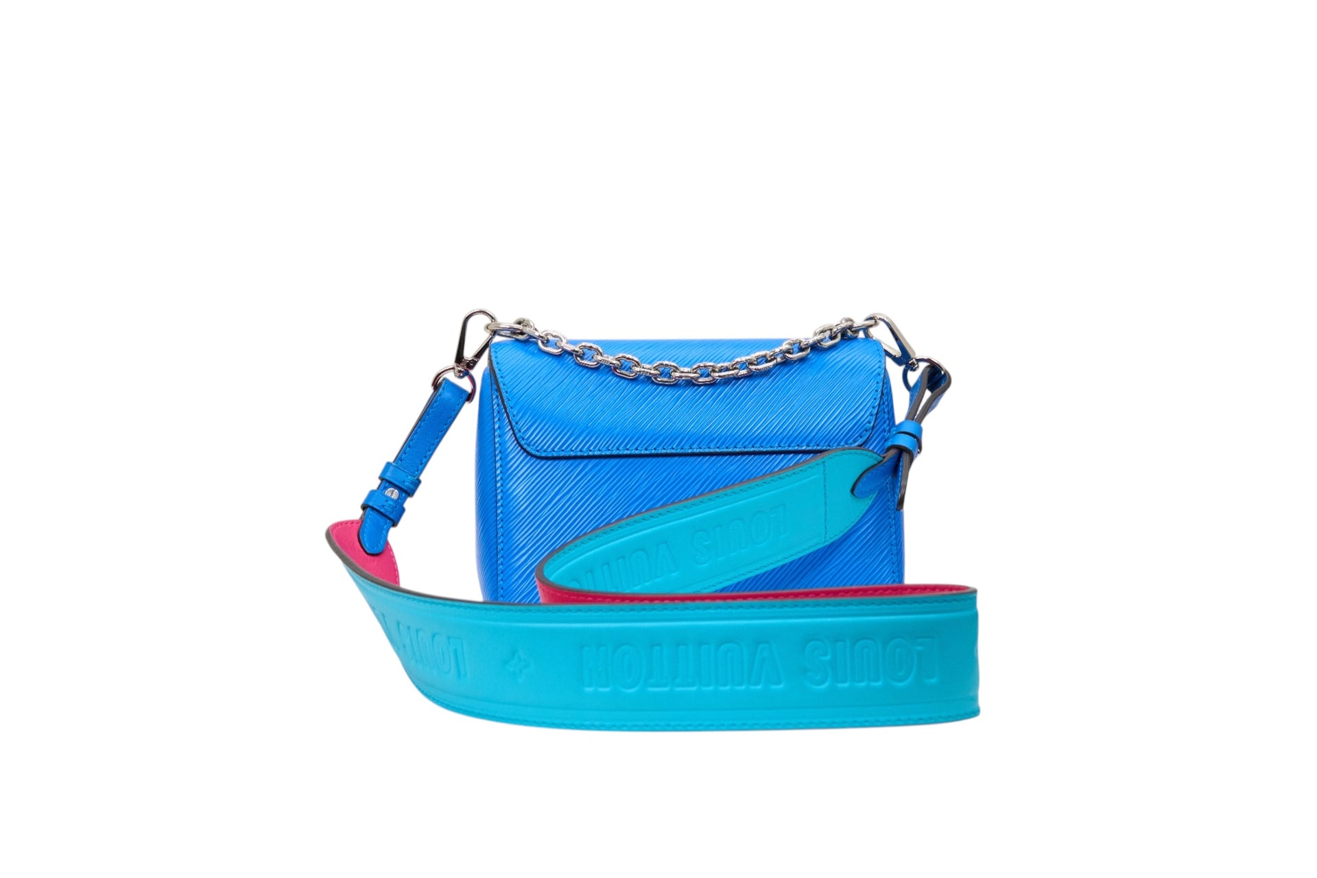 Louis Vuitton Twist PM Epi Braided Blue Pink