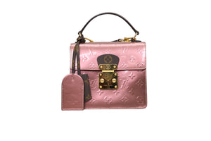 Louis Vuitton Spring Street PM Monogram Vernis Rose Pearl