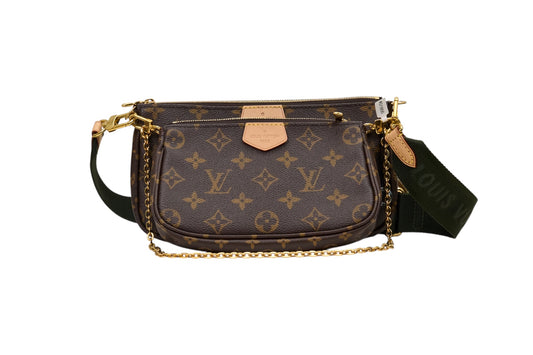 Louis Vuitton Multi Pochette Accessoires Monogram Khaki