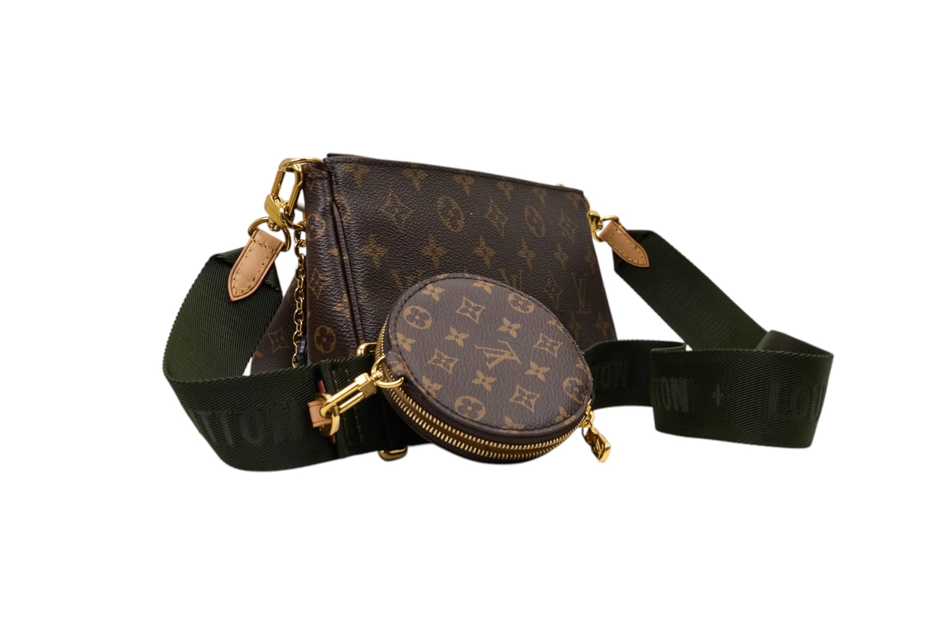 Louis Vuitton Multi Pochette Accessoires Monogram Khaki