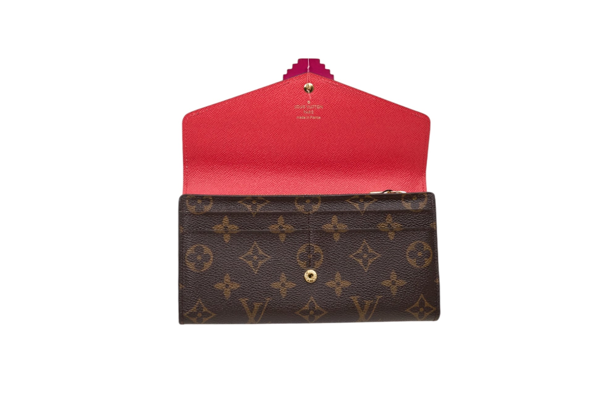 Louis Vuitton Sarah Wallet Monogram Totem Flamingo