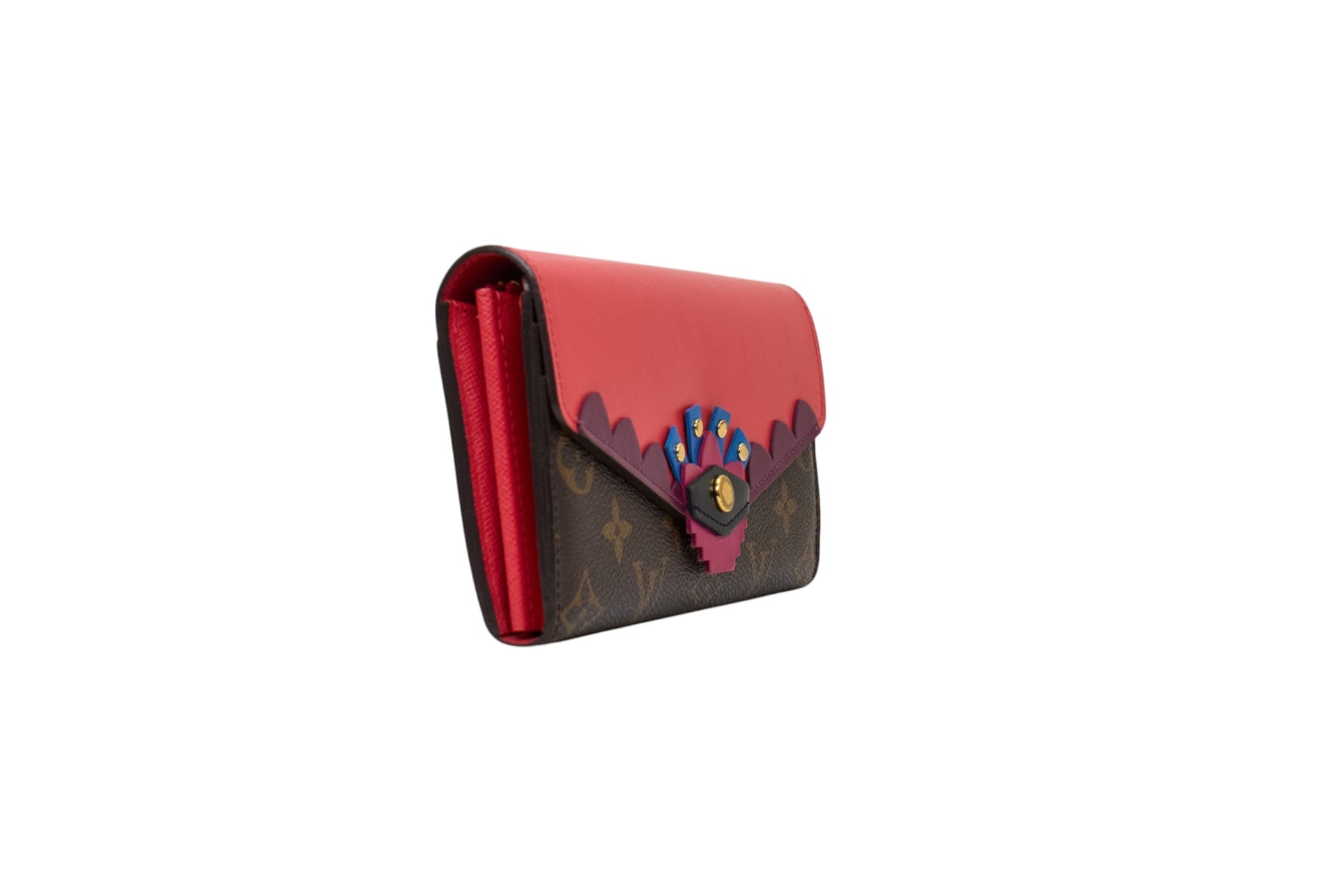 Louis Vuitton Sarah Wallet Monogram Totem Flamingo