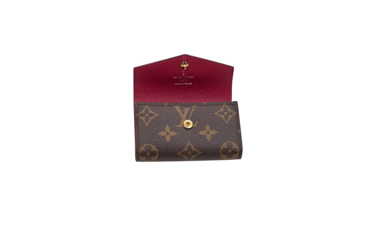 Louis Vuitton Sarah Multicartes Monogram Fuchsia