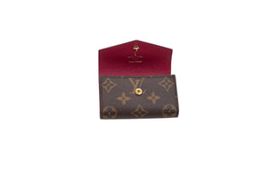 Louis Vuitton Sarah Multicartes Monogram Fuchsia