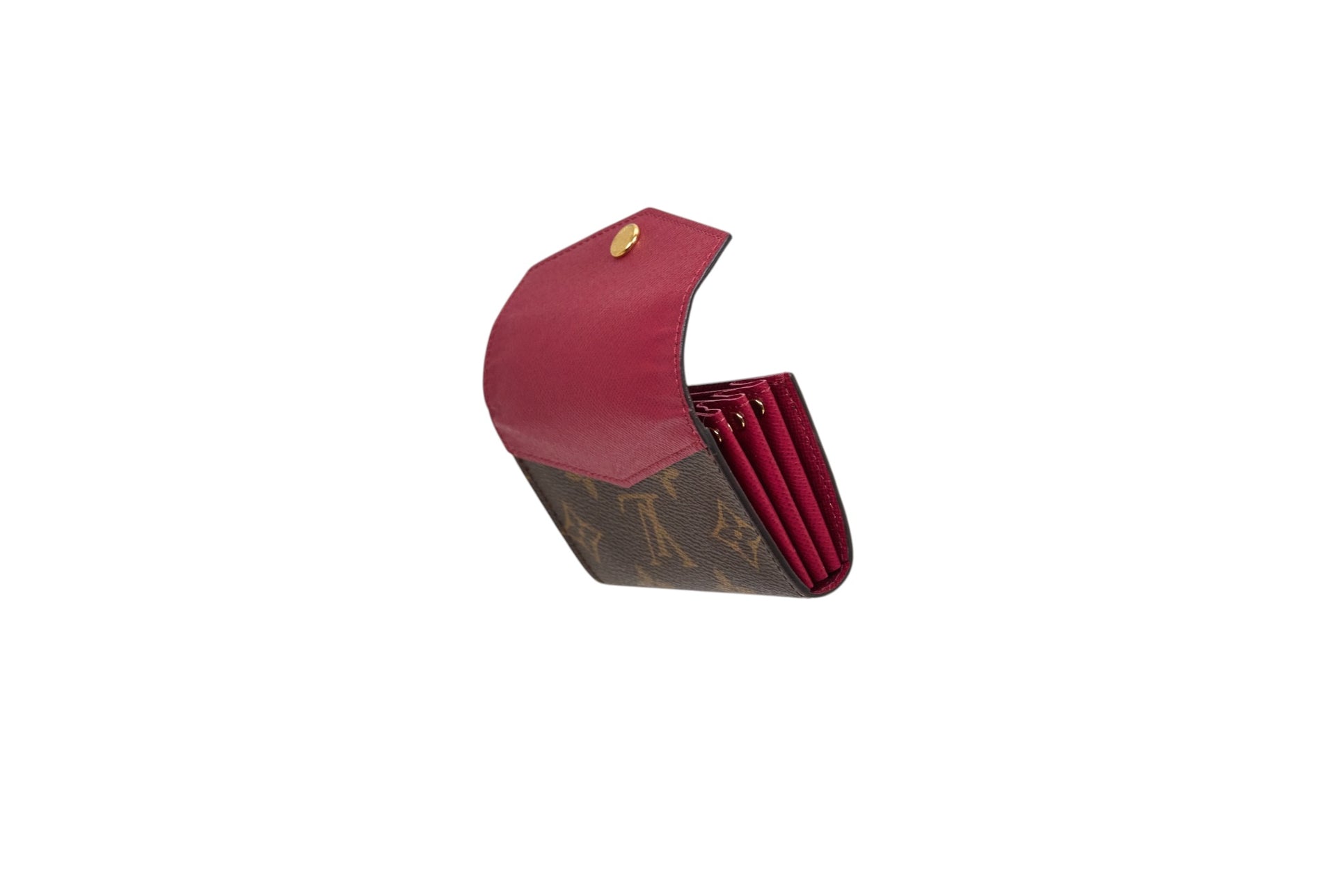 Louis Vuitton Sarah Multicartes Monogram Fuchsia