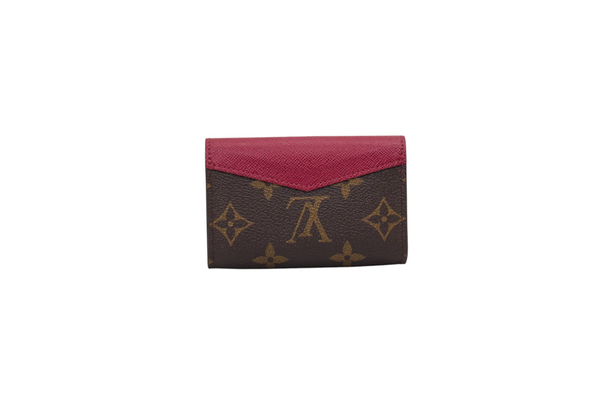 Louis Vuitton Sarah Multicartes Monogram Fuchsia