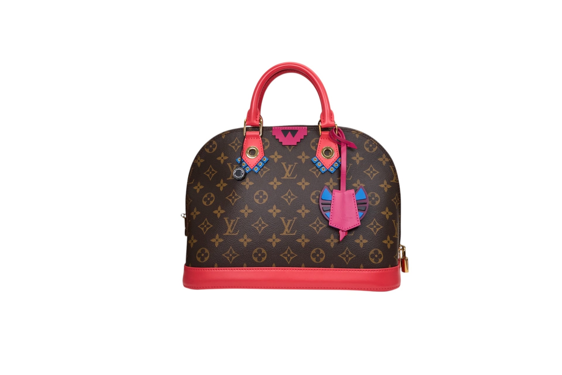 Louis Vuitton Alma PM Monogram Totem Pink Flamingo