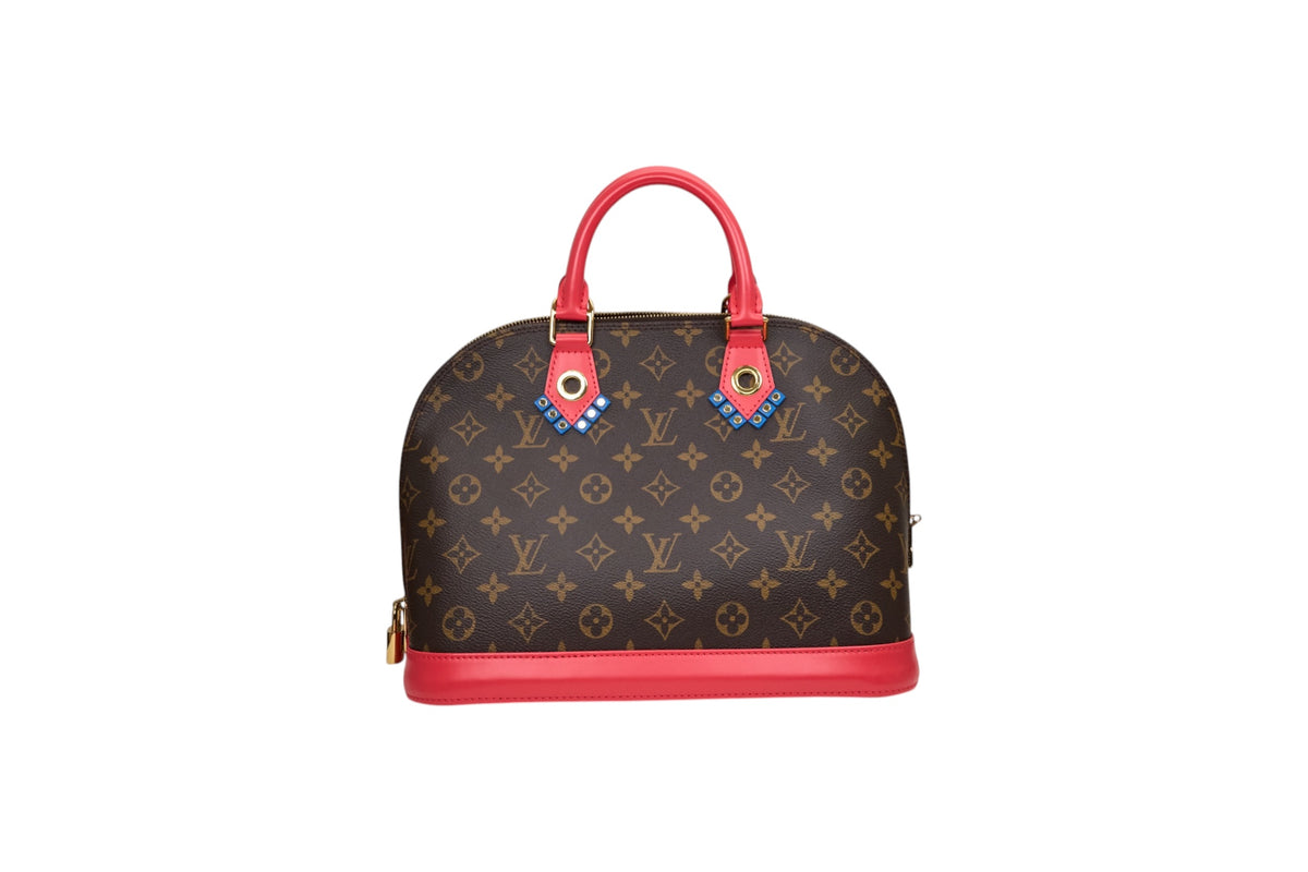 Louis Vuitton Alma PM Monogram Totem Pink Flamingo