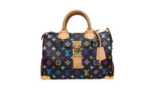 Louis Vuitton Speedy 30 Monogram Multicolore Noir