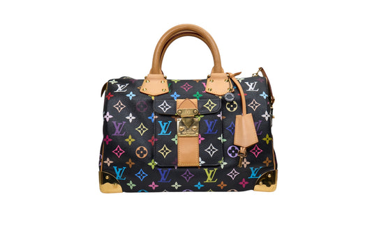 Louis Vuitton Speedy 30 Monogram Multicolore Noir