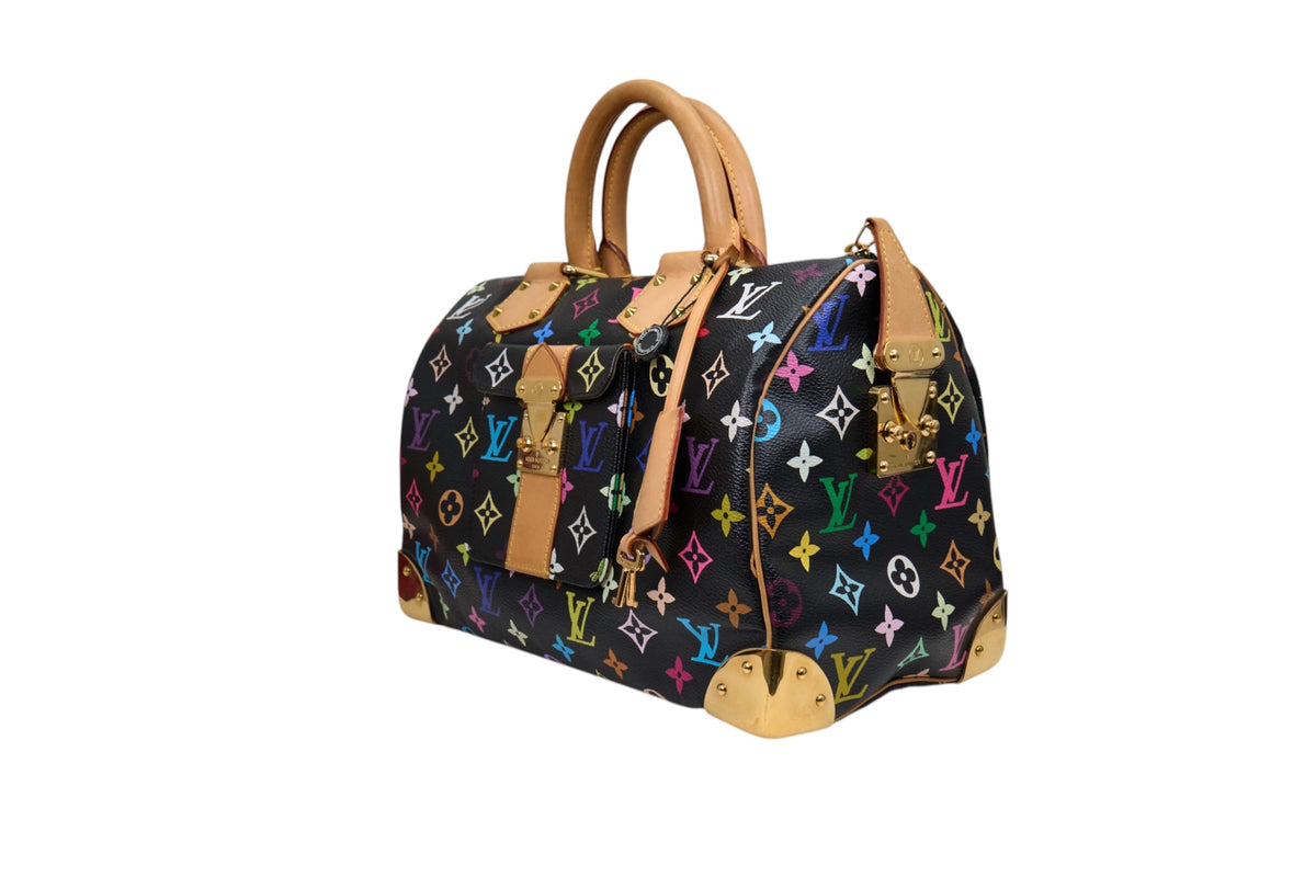 Louis Vuitton Speedy 30 Monogram Multicolore Noir