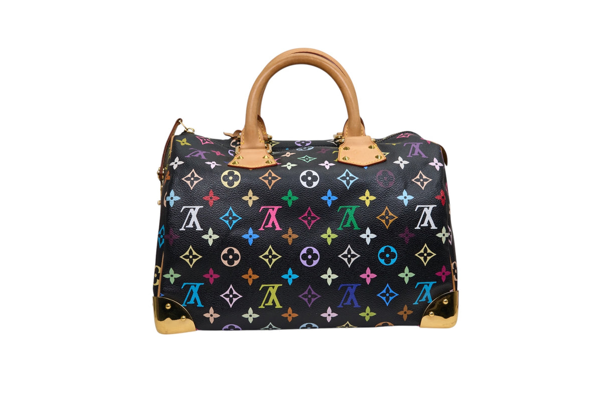Louis Vuitton Speedy 30 Monogram Multicolore Noir