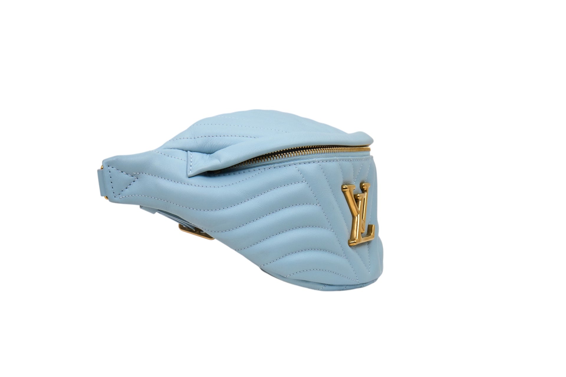 Louis Vuitton New Wave Bumbag Calfskin Porcelain Blue