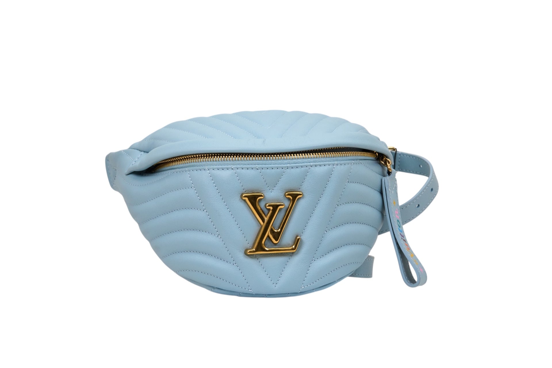 Louis Vuitton New Wave Bumbag Calfskin Porcelain Blue