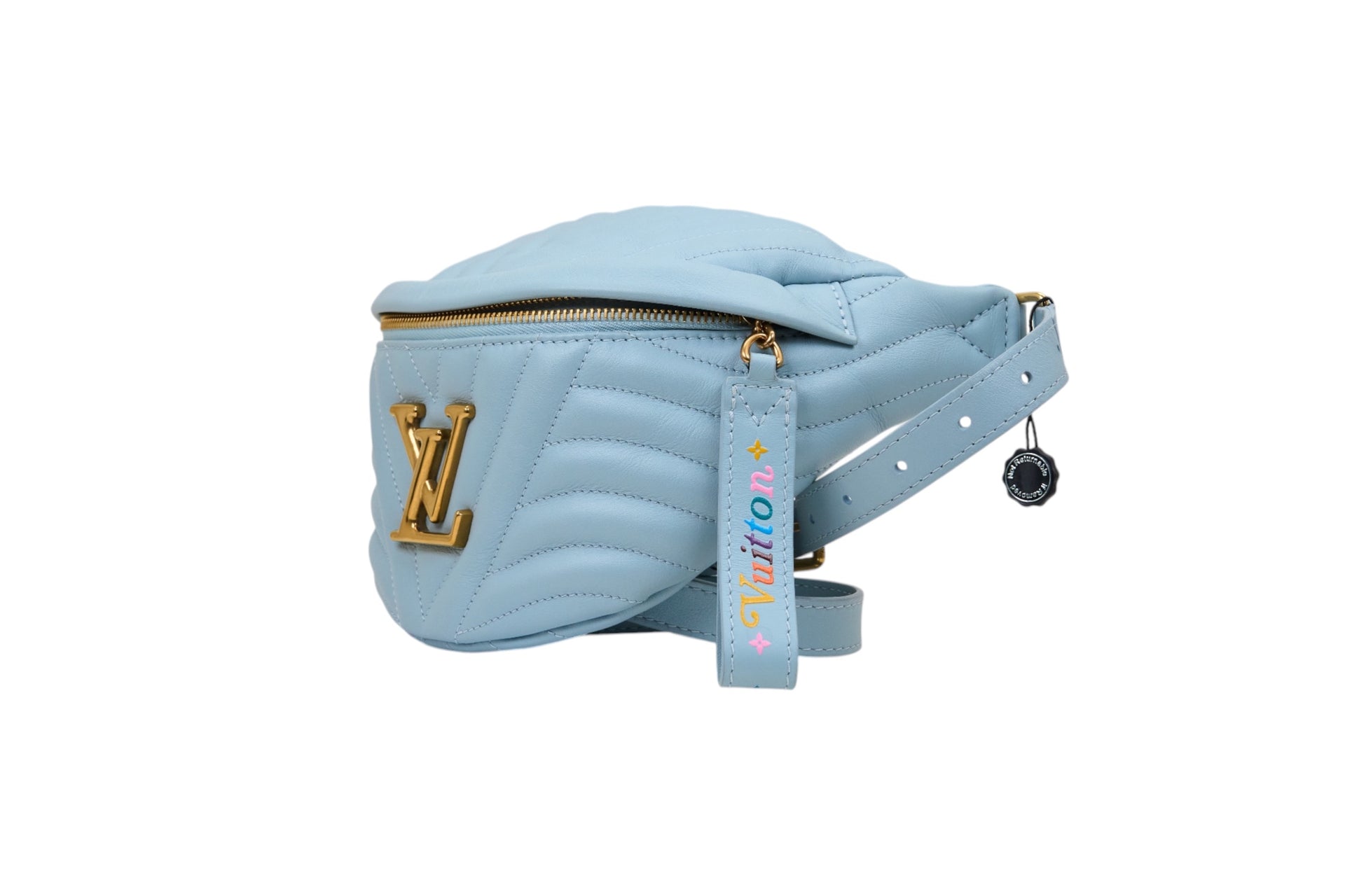 Louis Vuitton New Wave Bumbag Calfskin Porcelain Blue