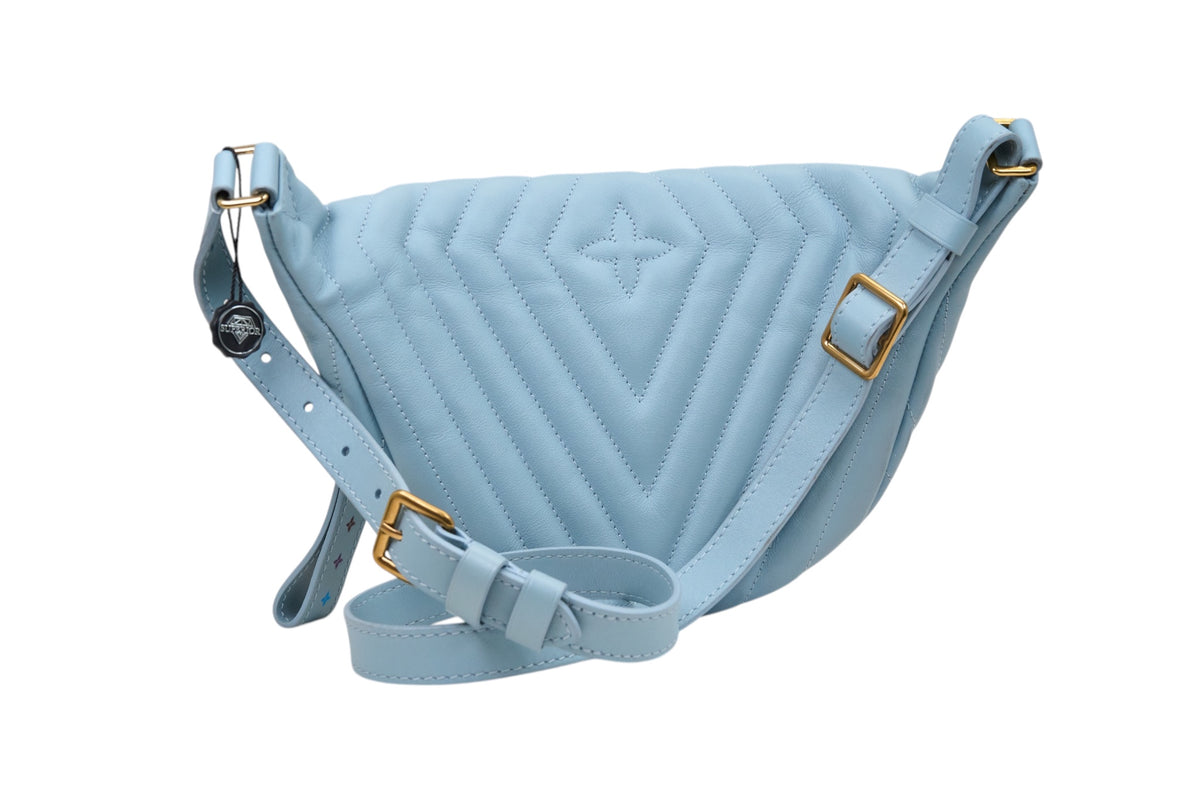 Louis Vuitton New Wave Bumbag Calfskin Porcelain Blue