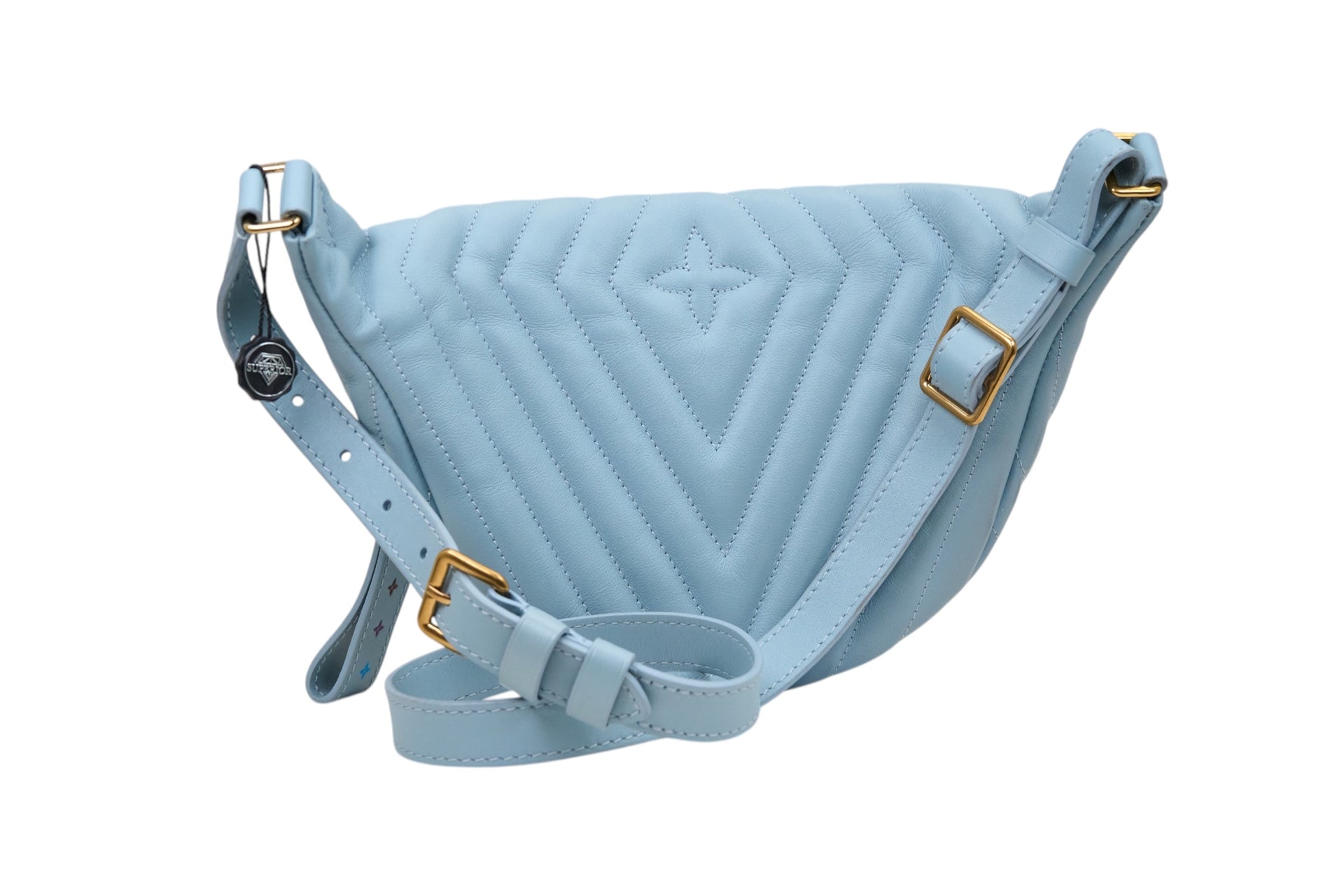 Louis Vuitton New Wave Bumbag Calfskin Porcelain Blue