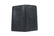 Chanel Black Caviar Leather CC Embossed Long Bifold Wallet
