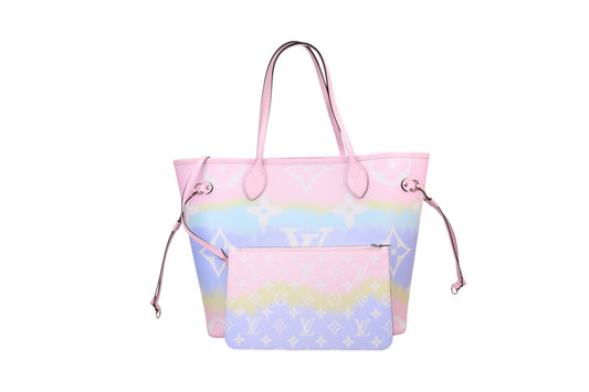 Louis Vuitton Neverfull MM Monogram Giant Escale Pastel
