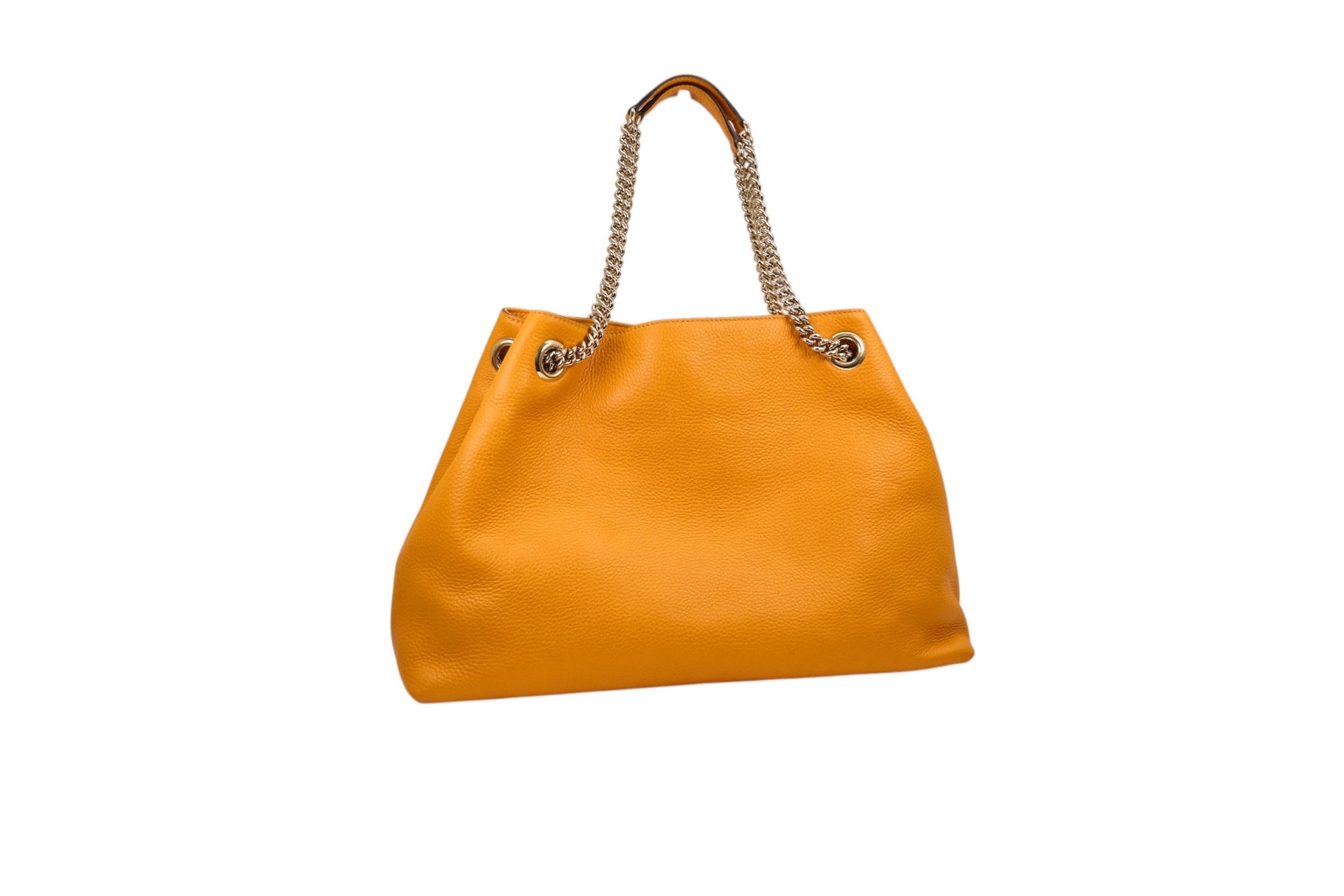 Gucci Soho Chain Shoulder Bag in Vibrant Orange