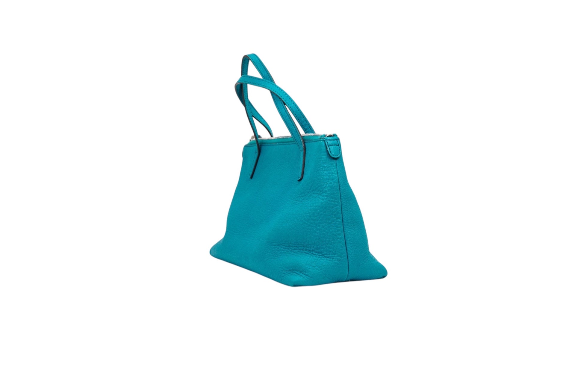 Gucci Soho Mini Tote in Turquoise Blue Leather