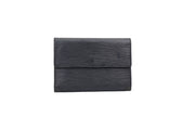 Louis Vuitton Porte-Tresor Etui Papiers Epi Noir