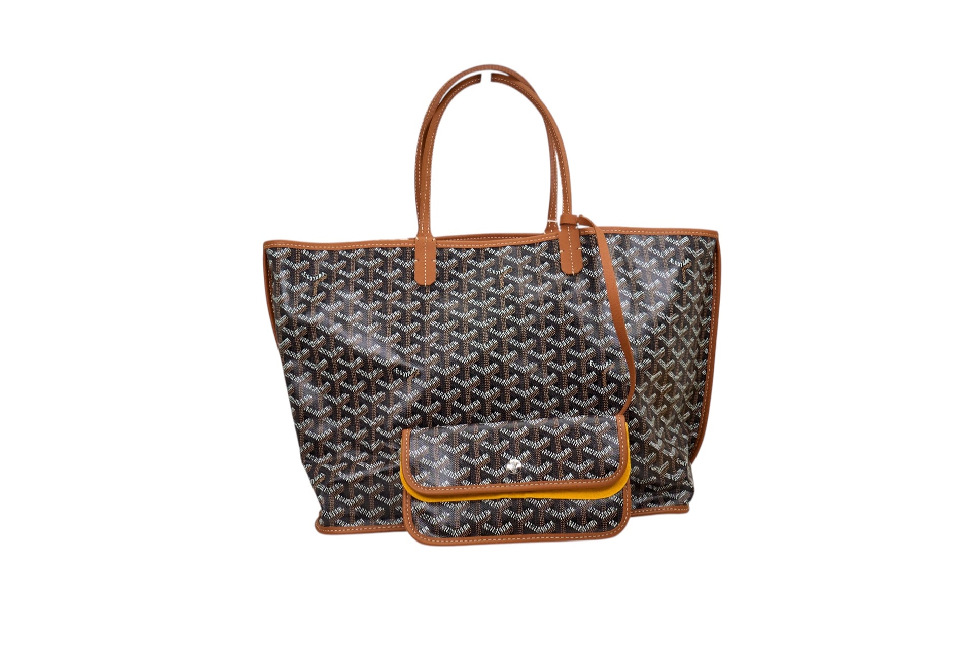 Goyard Anjou PM Reversible Tote Black Coated Canvas