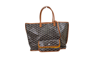 Goyard Anjou PM Reversible Tote Black Coated Canvas