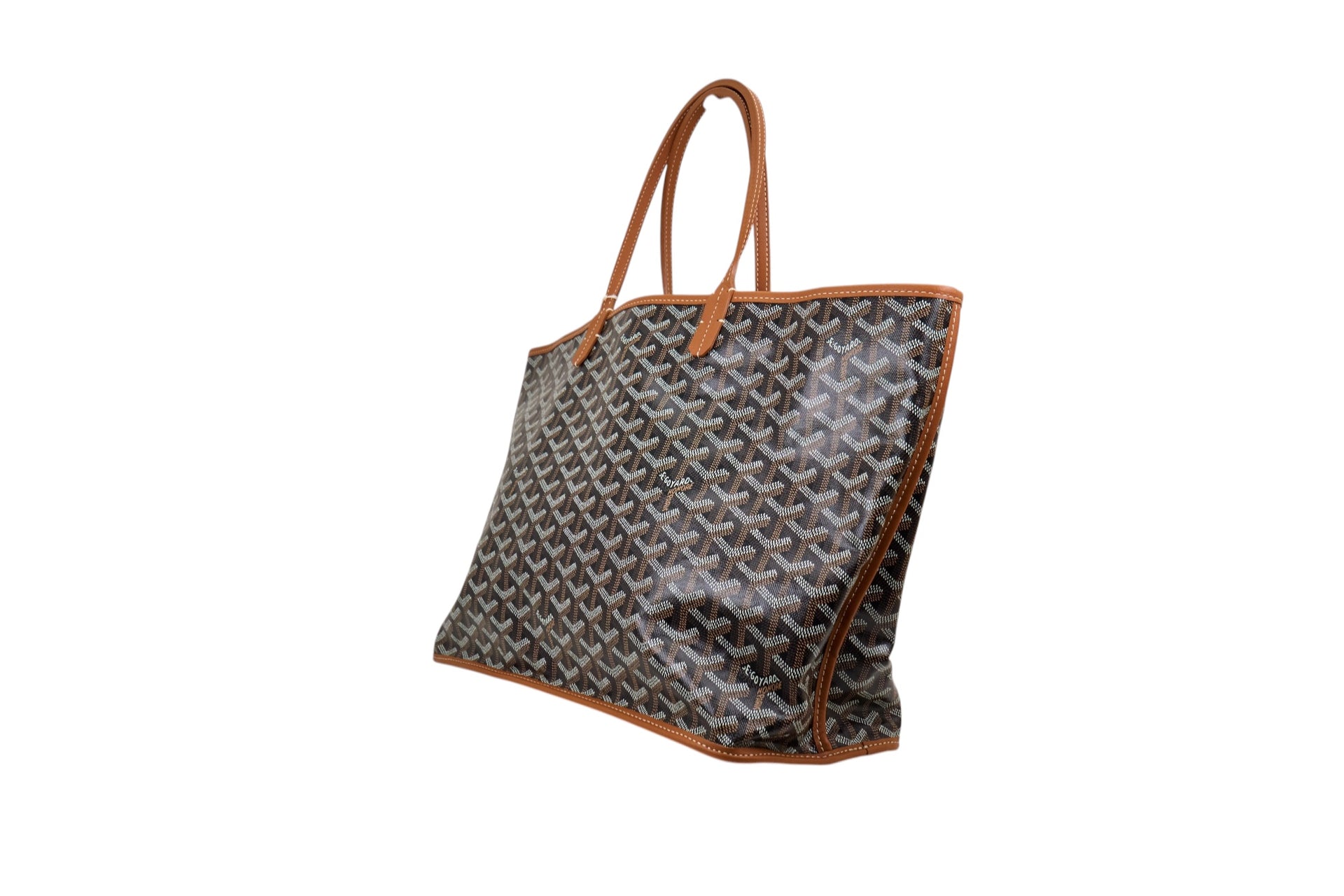 Goyard Anjou PM Reversible Tote Black Coated Canvas