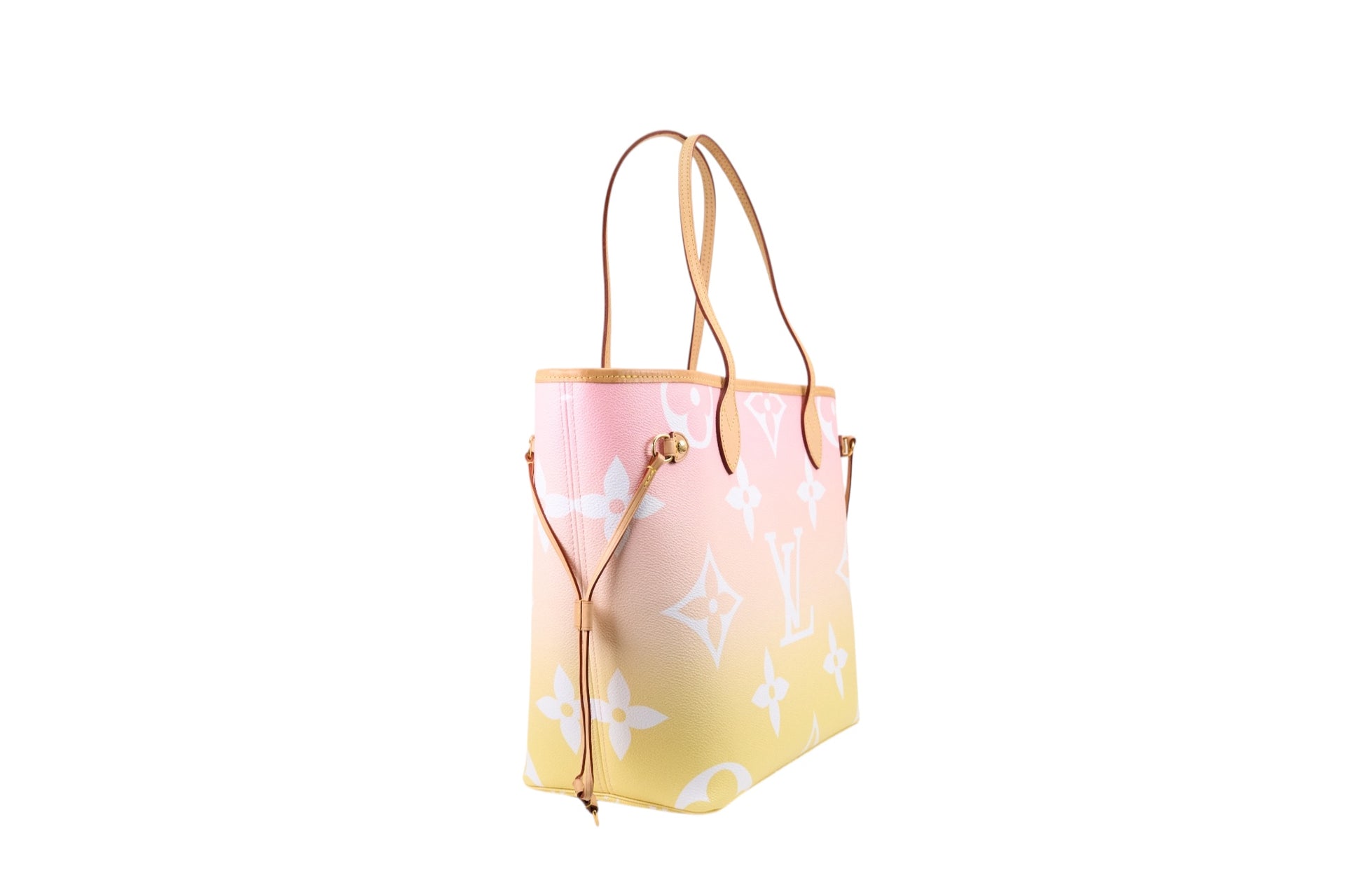 Louis Vuitton Neverfull MM Monogram Giant By The Pool Light Pink