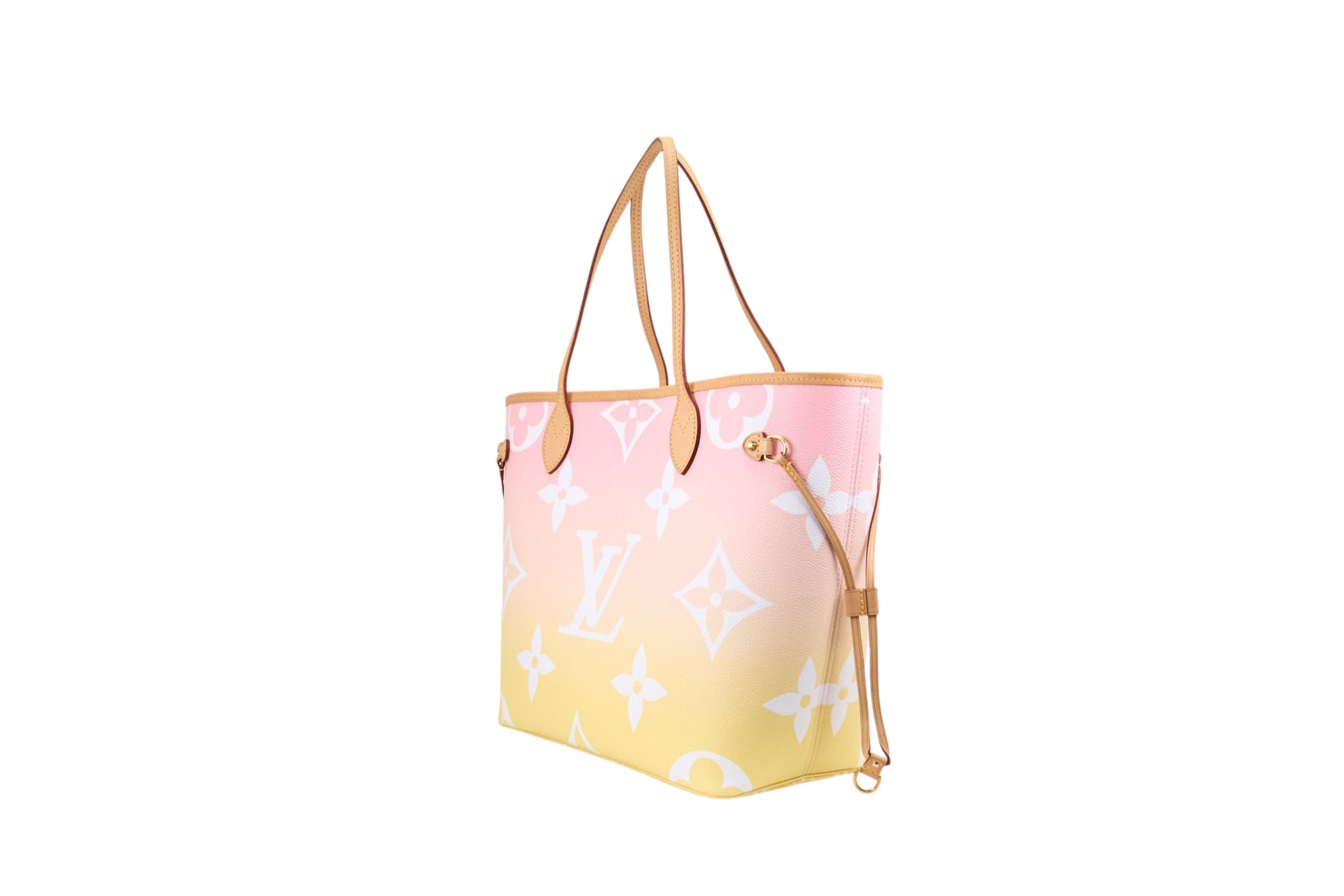 Louis Vuitton Neverfull MM Monogram Giant By The Pool Light Pink