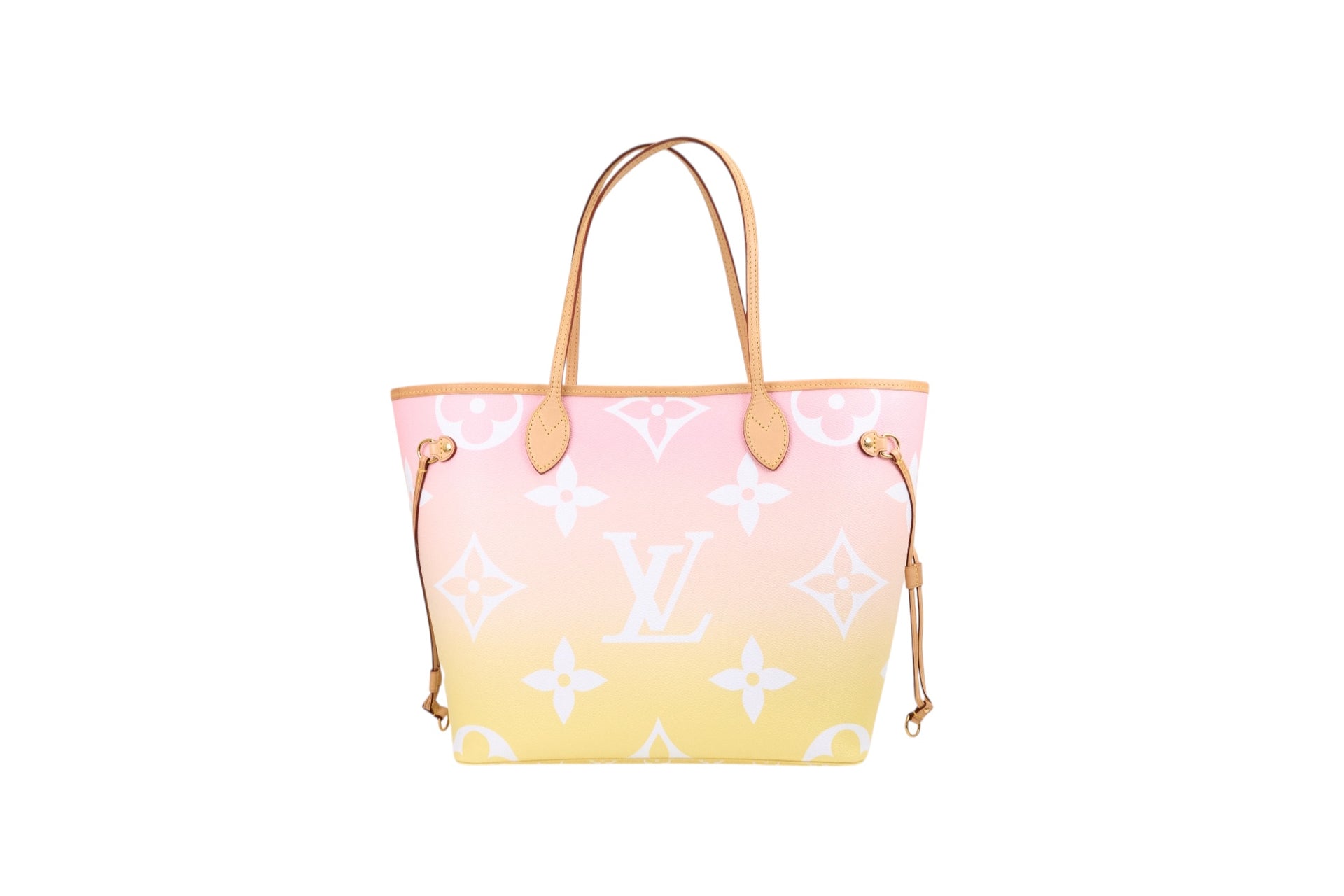 Louis Vuitton Neverfull MM Monogram Giant By The Pool Light Pink
