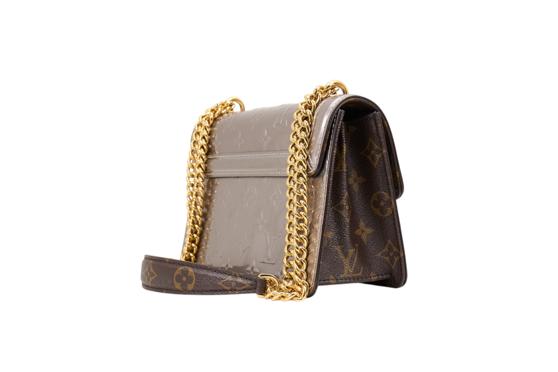 Louis Vuitton Wynwood Monogram Vernis Metallic Taupe