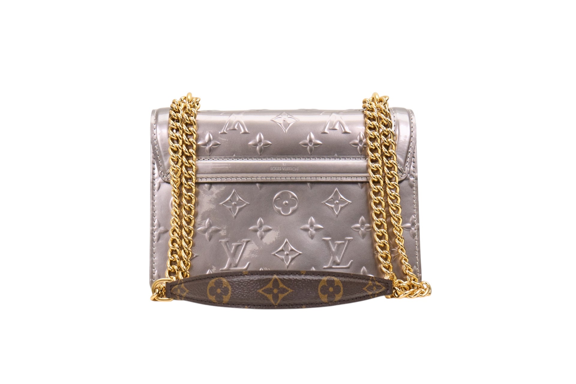 Louis Vuitton Wynwood Monogram Vernis Metallic Taupe