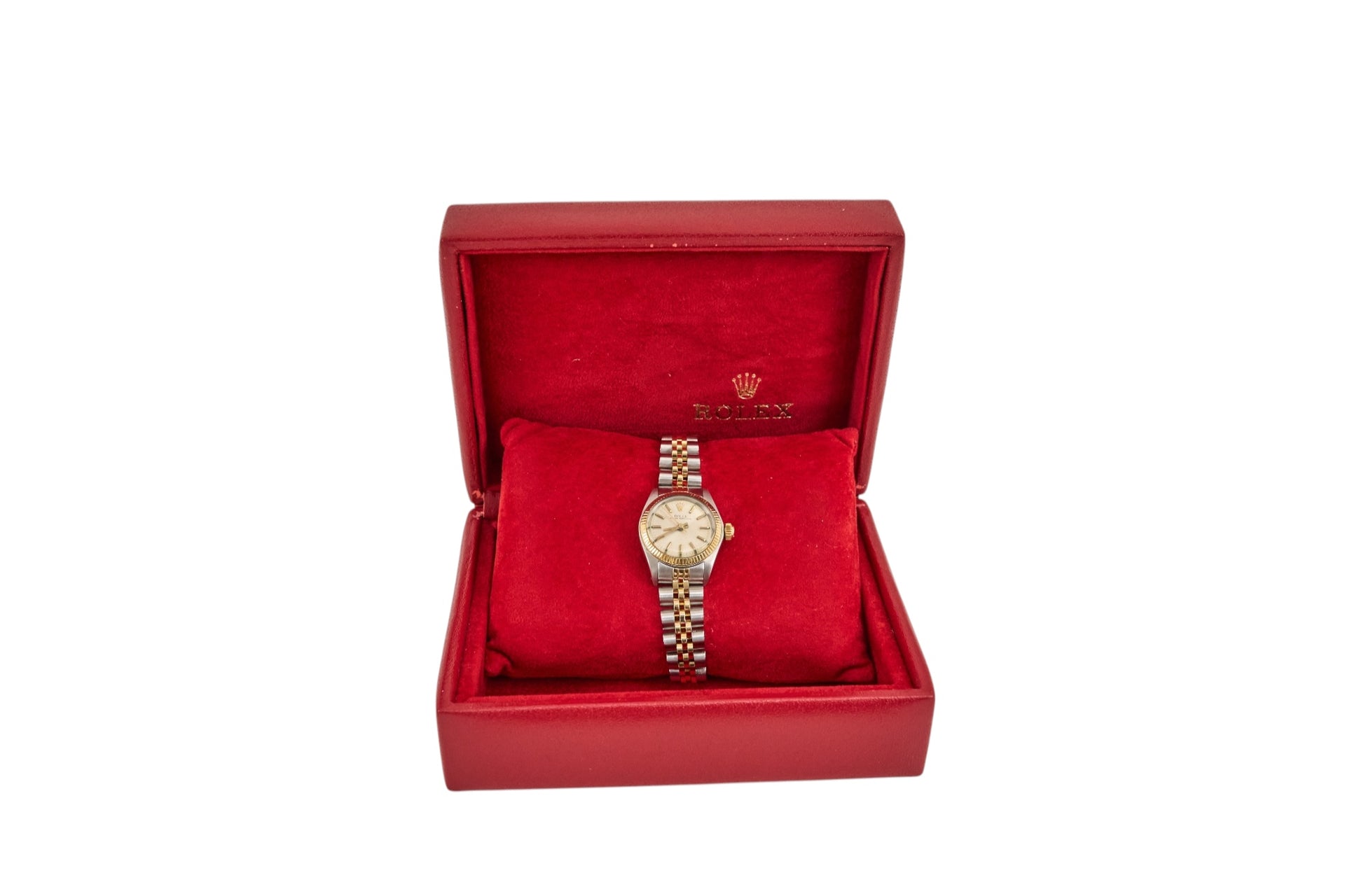 24mm Rolex Ladies Oyster Perpetual on Two Tone Jubilee
