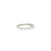 Natural Diamond Band in 14K White Gold Sz 5.5