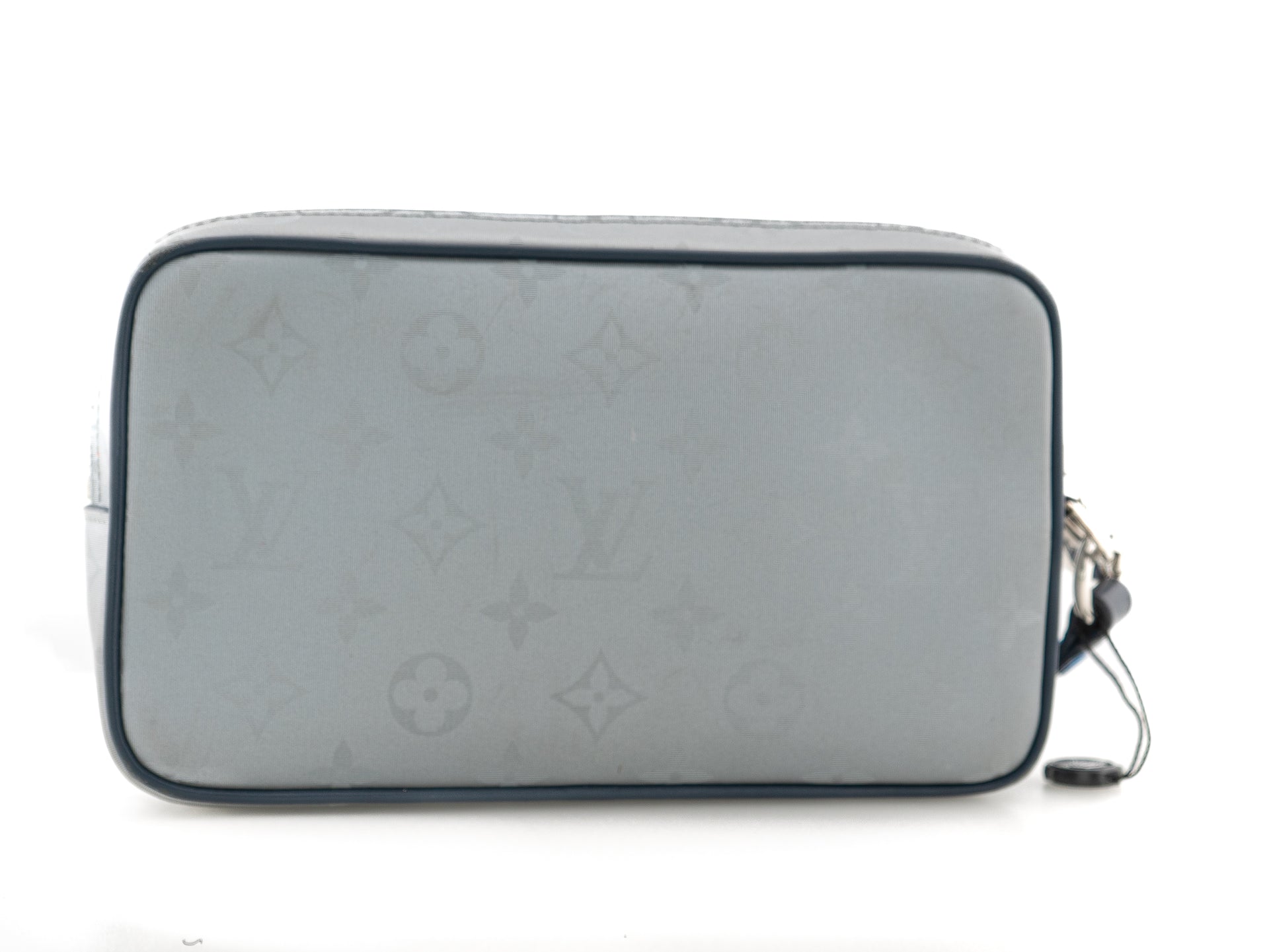 Louis Vuitton Alpha Clutch Monogram Satellite Silver