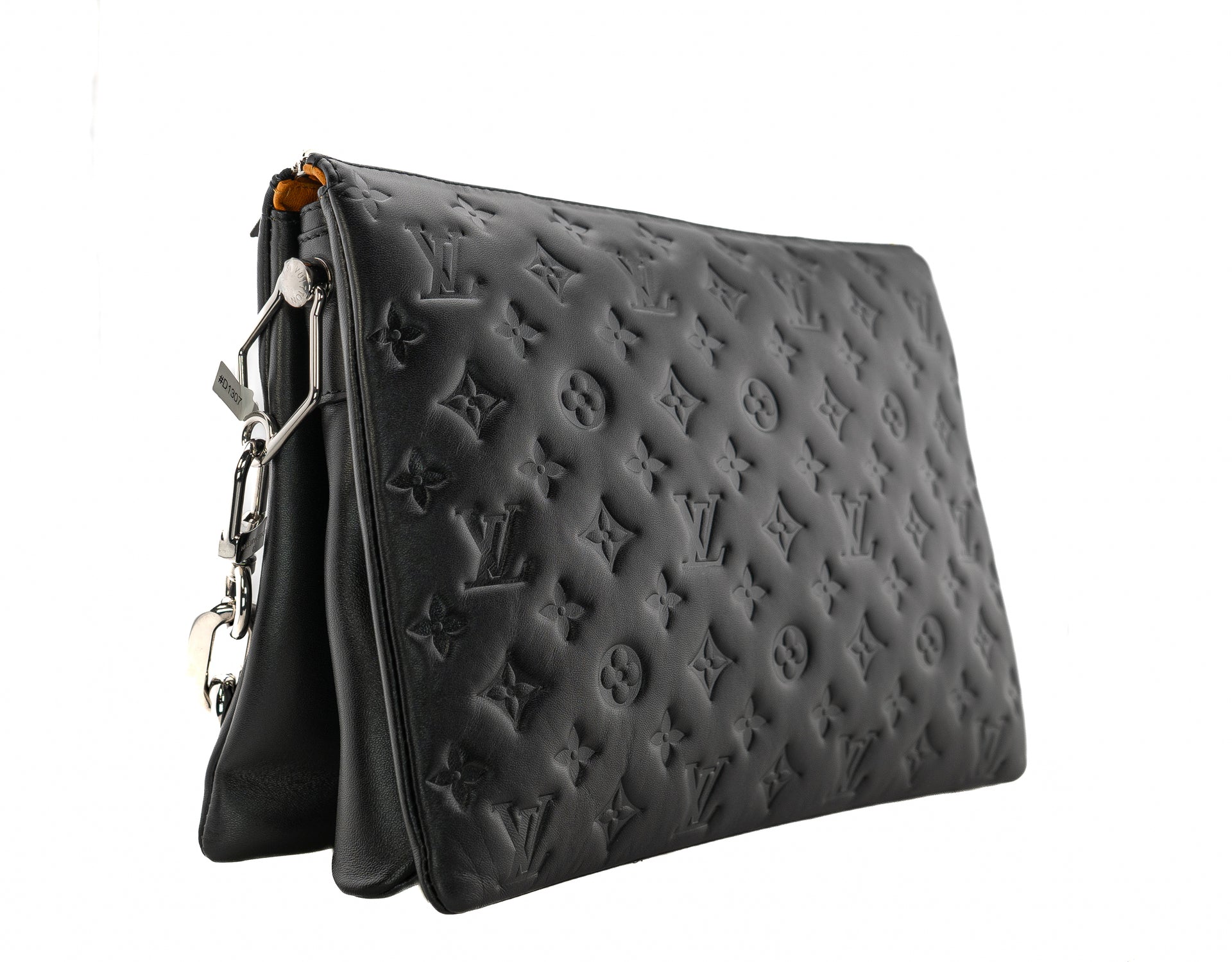 Louis Vuitton Coussin MM Monogram Embossed Puffy Lambskin Noir