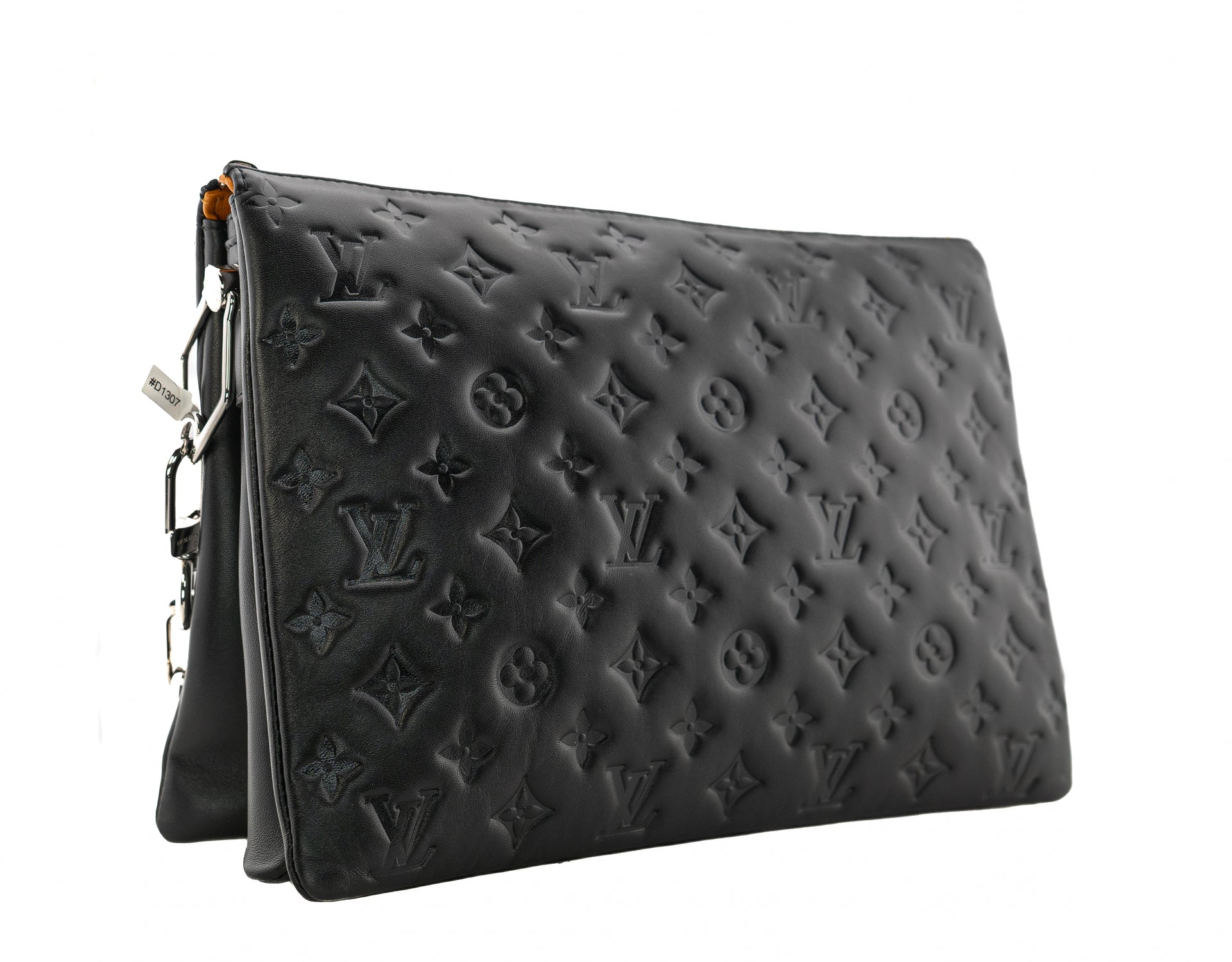 Louis Vuitton Coussin MM Monogram Embossed Puffy Lambskin Noir